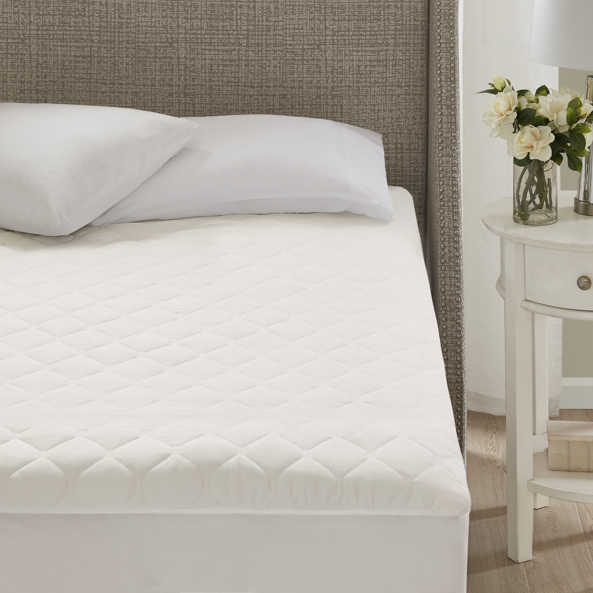 Beautyrest Cotton Deep Pocket Heated Mattress Pad-20 Heat Settings, Full -  Walmart.com