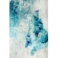 thumbnail image 2 of PI Studio 11x14 Black Ornate Wood Framed with Double Matting Museum Art Print Titled - Laced Blue, 2 of 4