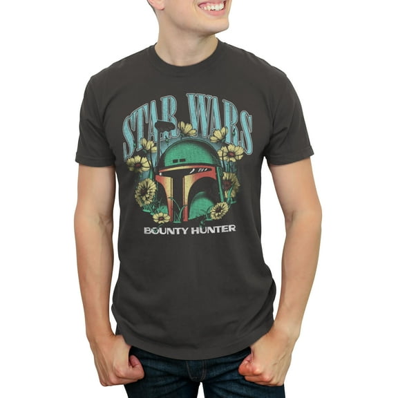 Men's Star Wars Floral Bounty Hunter Graphic T-Shirt