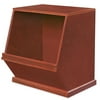 Badger Stackable Storage Cubby, Cherry