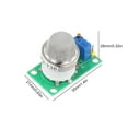 thumbnail image 2 of Módulos de sensor de gas Sensor de gas inflamable Concentración baja/alta Conveniente Útil, 2 of 8
