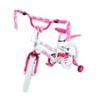 thumbnail image 1 of Bicicleta para niña de 5 a 10 años,  Rodada 16, Blanco-Rosa, con rueditas de entrenamiento. Unibike Girl Power Urbana, 1 of 8