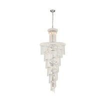 Elegant Lighting Spiral 30" 28 Light Royal Crystal Chandelier