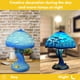 thumbnail image 5 of Mushroom Atmosphere Lámparas de mesa Lámpara de dormitorio de resina de estilo rural (hongo azul) Ehuebsd Libre de BPA, 5 of 7