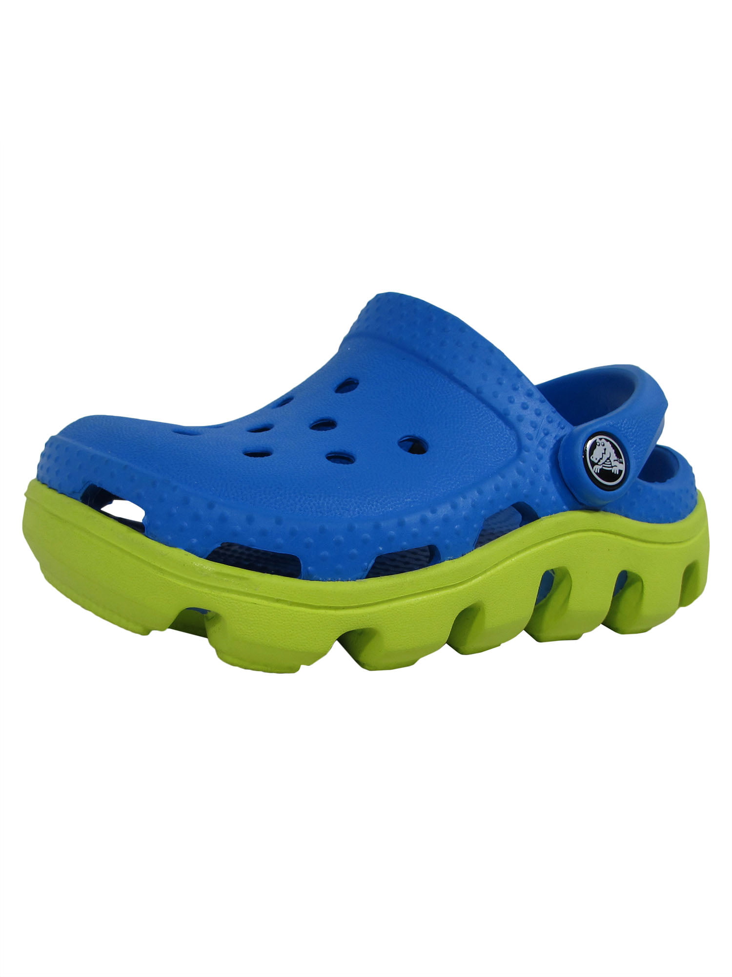 population grass India Crocs Kids Duet Sport Clog Shoes, Ocean/Citrus, US 10/11 Little Kid -  Walmart.com