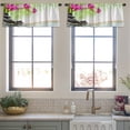 thumbnail image 4 of LALILO Kitchen Curtain Valance Zen Stones And Bamboo Rod Pocket Window Curtain 52"x 18" Set of 2, 4 of 6