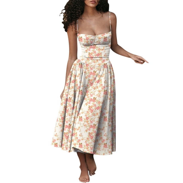 open lace back dress Jardinvue Beige Sleeveless Womens Floral Dress Maxi Slip Dress Flattering  Womens Spring Dress Elegant Tea Party Dress Glamorous Date Night Dress at  Amazon Women's Clothing store main image 0