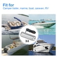 thumbnail image 1 of DYNWAVECA 4x Boat Transom Lights Premium Marine LED Light for Pontoon Kayak Red Light, 1 of 10