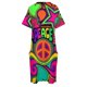 thumbnail image 4 of Vestido de verano para mujer ropa bonita y colorida diseño Hippy Trippy bolsillo suelto color rosa, 4 of 6