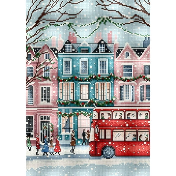 London Snowfall L9919 Counted Cross Stitch Kit