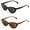 1 Black 1 Tortoise, variant on 2 Pairs of Women Cateye Outdoor Reading Sunglasses - Tinted Readers Glasses - Fully Magnified Lens