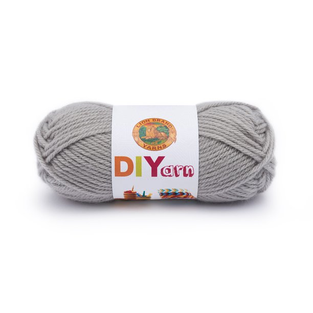 Lion Brand Yarns DIYarn Grey Yarn, 1 Each