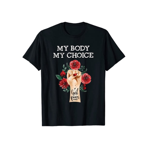 SAYOO Camiseta feminista femenina, pullover de manga corta impresa con letras casuales SAYOO moda