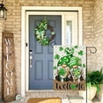 thumbnail image 6 of Welcome St. Patrick''s Day Gnome Garden Flag Double Sided, Green Shamrock Clover Polka Dot Decorative Yard Outdoor Home Small Decor, Gold Horseshoe Irish Holiday Vintage Outside Decoration 12.5x18, 6 of 6