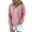 Pink, variant on WTOBBY Women's Solid Color Cable Knit Hoodie, Drawstring Casual Pullover, Soft Fleece Lined Sweatshirt with Front Pocket for Hands Warming Comfort,Black L
