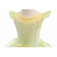 thumbnail image 3 of Bellafa Princess Onesie Romper Fancy Dress Christmas Halloween Party Tulle Dress Baby Girls Birthday Tutu Dressy Outfit with Headband 6-18M, 3 of 8