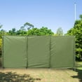 thumbnail image 2 of Wind Blocker Shield Screen Windshield Winter Stove for Barbecue Rectangle 1, 2 of 8