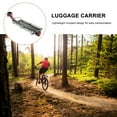 thumbnail image 4 of FRCOLOR cargo racks Aluminum Alloy Quick-release Rear Shelf Rear Seat Bike Carrier Rack Mount Racks Black,18.5"X4.72"X3.94", 4 of 5