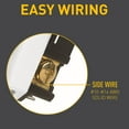 thumbnail image 2 of Pass & Seymour CS15AC3WCC8 3 Way Toggle Switch, 15A, White, 2 of 5