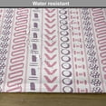 thumbnail image 6 of Ambesonne Trippy Place Mats Set of 4, Folk Like Flowers Circles, Standard Size, Pink Purple, 6 of 6