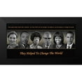 thumbnail image 2 of Anonymous 14x9 Black Modern Framed Museum Art Print Titled - They Helped To Change The World, 2 of 5
