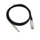 thumbnail image 1 of Cable XLR hembra a TRS de 1/4 de pulgada, trenzado XLR hembra de 3 pines a TRS macho de 6,35 mm 1m, 1 of 7