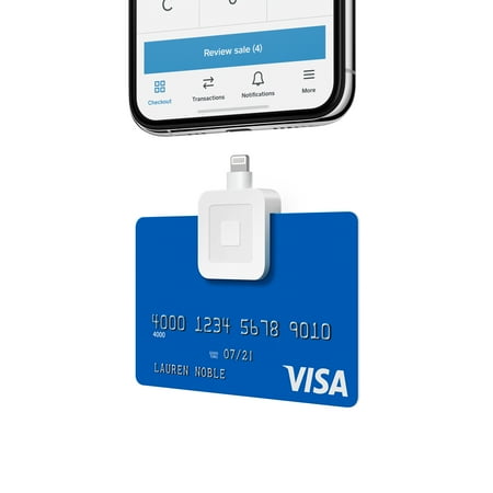 Square - Reader for Magstripe (with lightning connector) - Glossy White