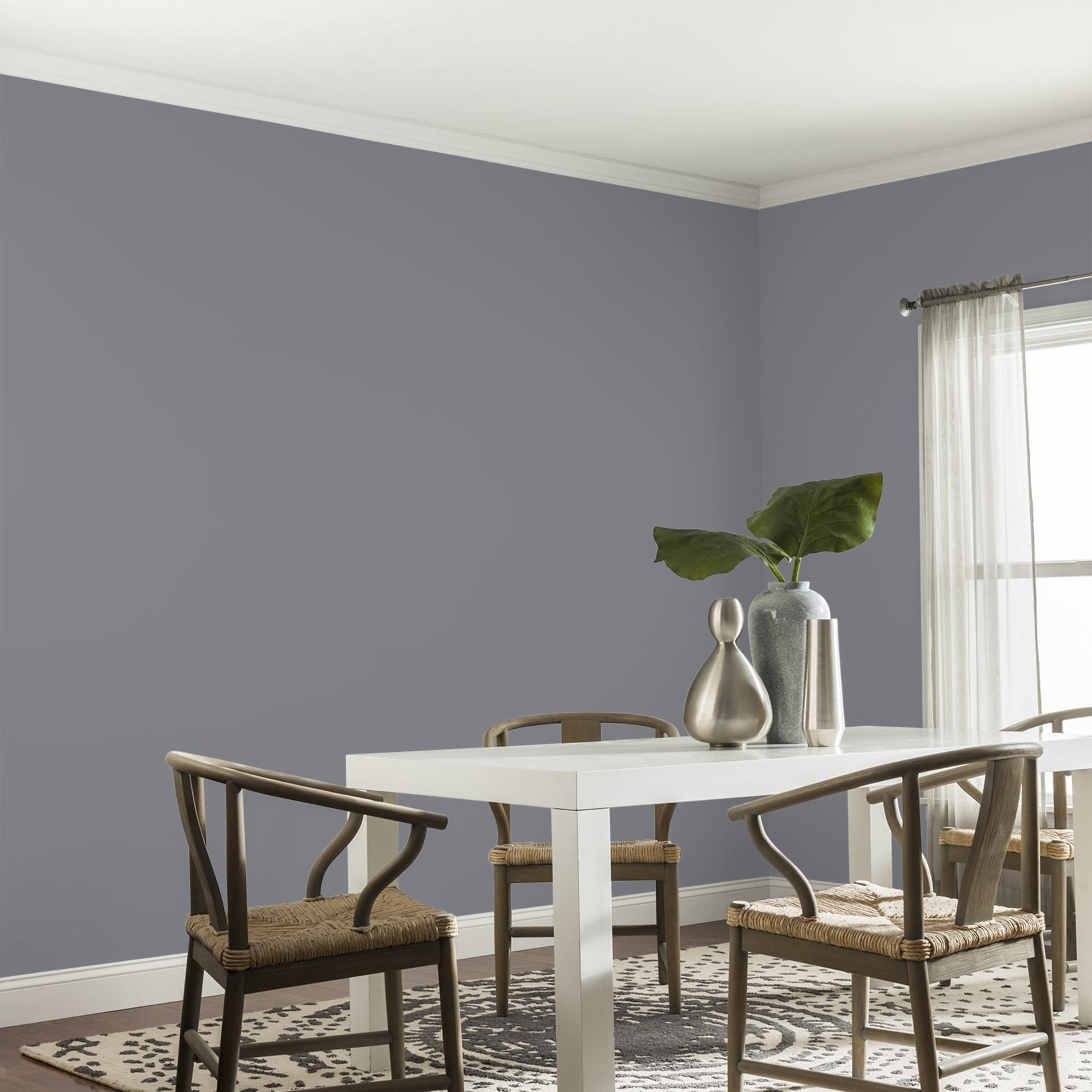 Glidden High Endurance Plus Victorian Pewter Eggshell Interior Paint and Primer, 1 Quart