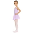 thumbnail image 5 of Arshiner Kid Girls Hollow Back Ballet Leotard with Skirt Sleeveless Dance Dresses, 5 of 8