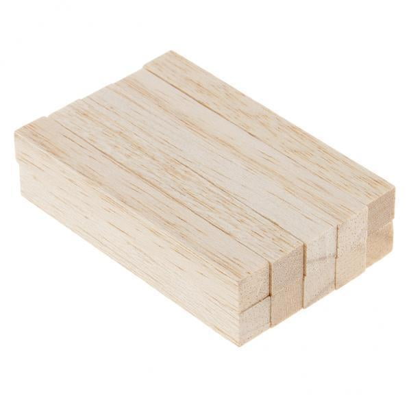 GUOOL 2X 10 Pcs Bâtons en Bois pour Artisanat, Tiges, Balsa pour Modèle
