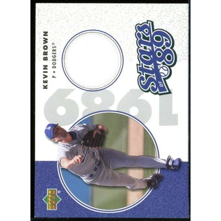 Kevin Brown Card 2002 UD Authentics Stars of '89 Jerseys #SLKB