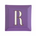 thumbnail image 1 of KATE SPADE New York It's Personal Jewelry Tray Letter " R " Purple / White, 1 of 1