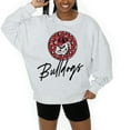 thumbnail image 3 of Women's Gameday Couture Ash Georgia Bulldogs Premium Fleece Pullover Sweatshirt, 3 of 5