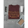 thumbnail image 3 of My Emergency Contact T-Shirt Men -Smartprints Designs, Male 4X-Large, 3 of 4