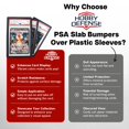thumbnail image 5 of Hobby Defense PSA Slab Bumper 1 Pack - Secure Fit, Won't Slip Off PSA Slab Protector, Easy On/Off TPU Edge Protection, Guard for Slabs, Standard Case Fit, Graded Card Guard - Blush, 5 of 5