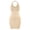 Beige, variant on Shapewear Slip Dress with Built in Bra for Women V-Neck Halter Tummy Control Full Slips Convertible straps