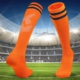 thumbnail image 2 of PMVFHDE Breathable Over The Calf Football Socks Athletic Performance Sports Wear Wicking Thin For Men Women, 2 of 4