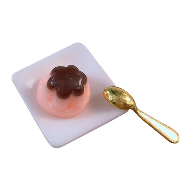 Postre en miniatura para casa de muñecas, accesorios de decoración para casa de muñecas, modelo de escena DIY para Fresa