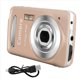 thumbnail image 2 of Digital Camera,Portable Cameras 16 Million HD Pixel Compact Golden, 2 of 5