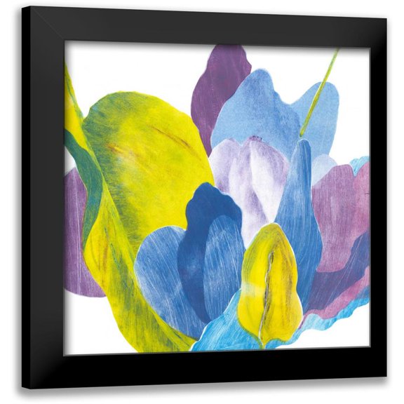 Roth, Carolyn 12x12 Black Modern Framed Museum Art Print Titled - False Indigo III