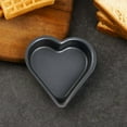 thumbnail image 3 of 4in Kids Baking Compatible Easy | Pan Nonstick Steel Oven Pans With For Girls Or Boys Mini Cake Non Stick Heart Round Square Cartoon Pattern Baking Tools Small Cake Mould Biscuit Moulds, 3 of 3