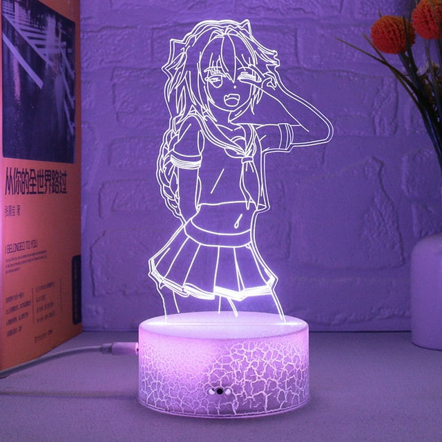 Luz nocturna Astolphos 3D LED que cambia de color para niños