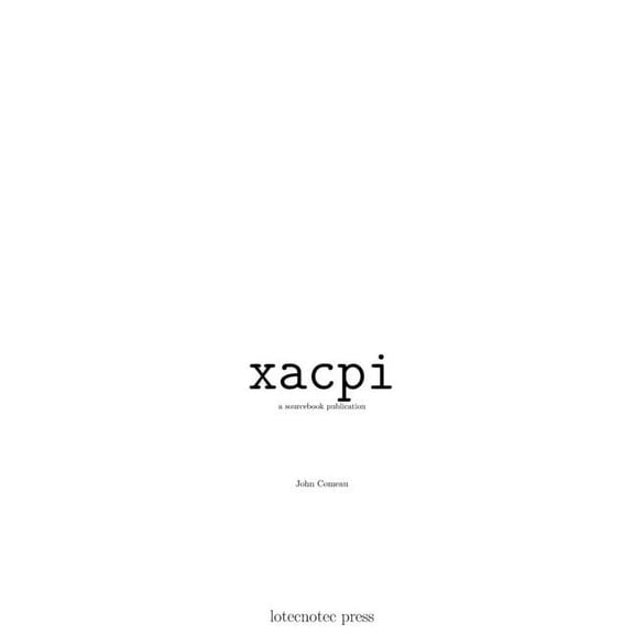 xacpi, (Paperback)