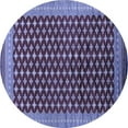 thumbnail image 1 of Ahgly Company Machine Washable Indoor Round Oriental Blue Industrial Area Rugs, 4' Round, 1 of 4