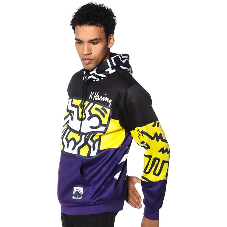 Men's Keith Haring X Members Only Hoodie Jacket - Walmart.com