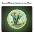 thumbnail image 2 of Elephant Glow-in-the-Dark Round Cabinet Knobs - Fluorescent Drawer Pulls 4-Pack, Suitable for Cabinets, Wardrobes, and Dressers - Furniture Décor with Screws and Handles, 2 of 6