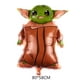 thumbnail image 4 of Globos de aluminio con forma de Yoda de dibujos animados, robot, suministros para fiestas de cumpleaños, regalos para niñas y niños, decoración de habitaciones, globos de Star Wars, 4 of 5