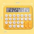 thumbnail image 5 of Riguas Mechanical Calculator 12-digit with Large LCD Display Convenient Precise Big Round Button Key Calculator, 5 of 7