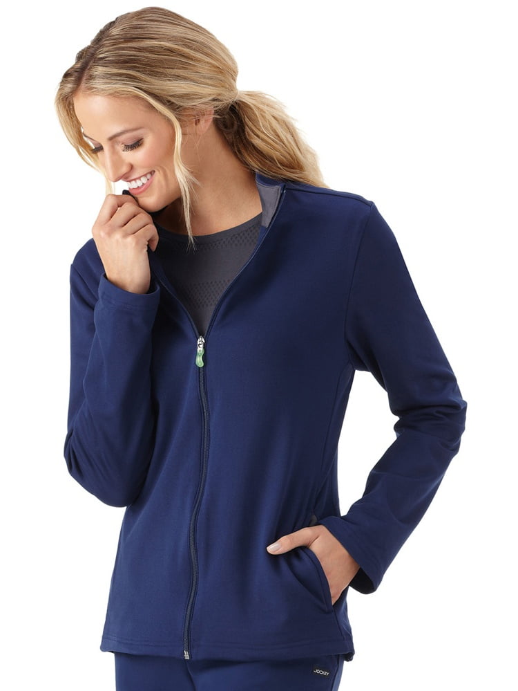 Modern Fit Collection by Jockey® Women's Zip Front Fleece Lined Solid