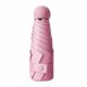 thumbnail image 1 of Paraguas plegable de 6 varillas, cinco pliegues, resistente a los rayos UV, protector solar, color rosa, con caja de almacenamiento., 1 of 14